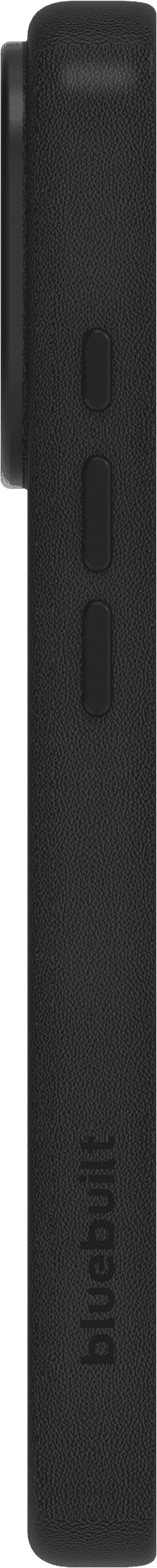 BlueBuilt Backcover mit MagSafe iPhone 18 Pro Leder Schwarz