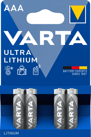 Varta Ultra Lithium AAA Blister 4 Stück