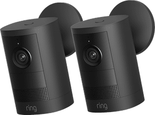 Ring Außenkamera Akku 2. Generation Schwarz Doppelpack