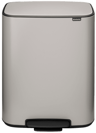 Brabantia Bo Treteimer 2 x 30 Liter Soft Grey