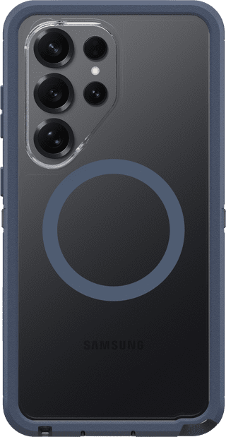 Otterbox Defender Samsung Galaxy S26 Ultra Backcover mit Magnet Transparent mit blauem Rand