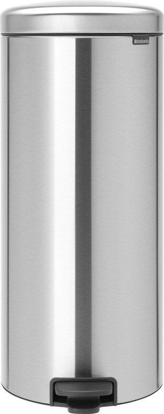 Brabantia NewIcon Pedal Trash Can 30L Matte Steel