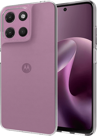 Just in Case Soft Design Motorola Moto G17 / G17 Power Backcover Transparent