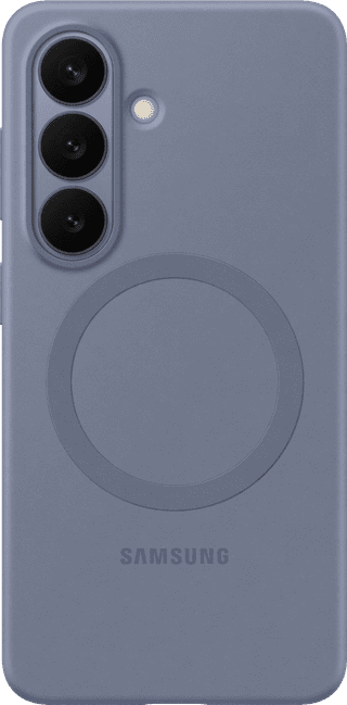 Samsung Galaxy S26 Plus Backcover aus Silikon mit Magnet Lila