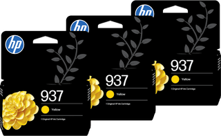 HP 937 Cartridge Yellow (3 units)
