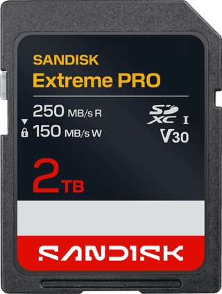 SANDISK Extreme PRO SDXC 2TB 150 MB/s