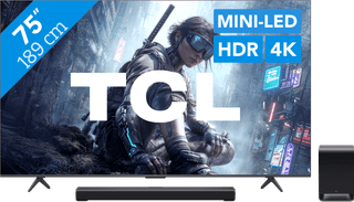 TCL QD Mini LED 75" T8D (2026) + TCL S60K