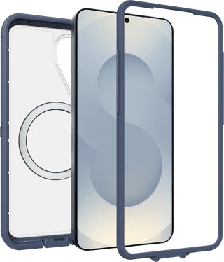 Otterbox Defender Samsung Galaxy S26 Backcover mit Magnet Transparent mit blauem Rand