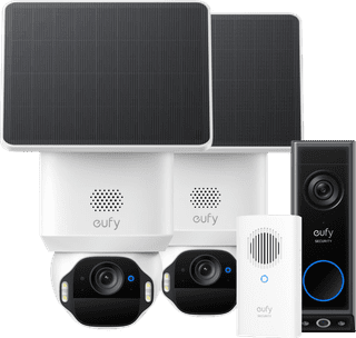 eufy SoloCam E42 Doppelpack + Video Doorbell E340 + Chime
