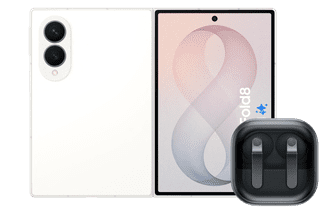 Samsung Galaxy Z Fold 8 512GB White 5G + Samsung Galaxy Buds4 Pro Black
