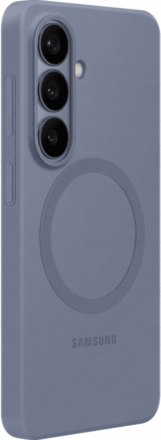 Samsung Galaxy S26 Plus Backcover aus Silikon mit Magnet Lila