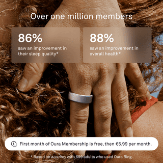 Oura Ring 4 Size 10 Matte Silver