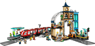 LEGO City Bahnhof und Straßenbahn Set