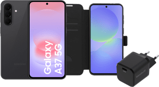 Samsung Galaxy A37 128GB Schwarz 5G Enterprise Edition + Basis-Zubehörset