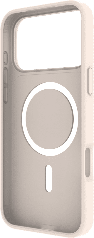 BlueBuilt MagSafe Hülle iPhone 18 Pro Max Beige + Powerbank 5.000 mAh Grau