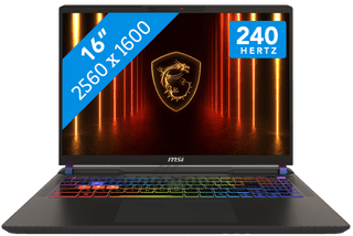 MSI Vector 16 HX AI A2XWHG-476 - 16" - Intel Core Ultra 9 - 16GB RAM/1TB SSD - RTX 5070 Ti