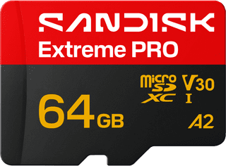 SANDISK Extreme PRO microSDXC 64GB 90 MB/s