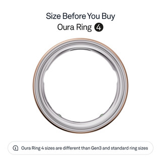 Oura Ring 4 Size 5 Rose Gold