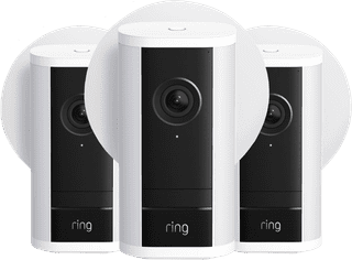 Ring Spotlight Kamera Pro 2. Generation Stecker Weiß 3er-Pack