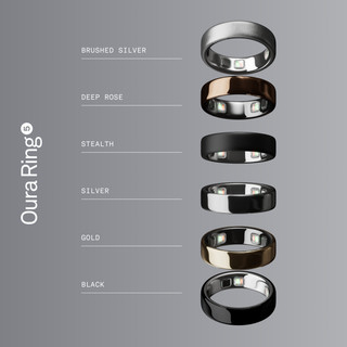 Oura Ring 5 Größe 11 Silber