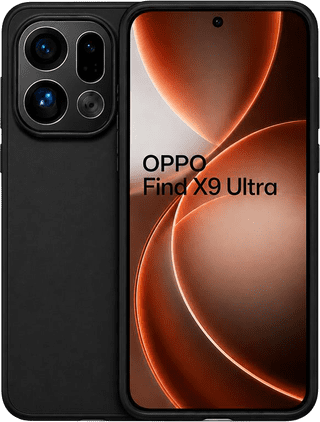 Just in Case Soft Design OPPO Find X9 Ultra Back Cover Black