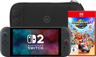 Nintendo Switch 2 + Mario Kart World + BlueBuilt Schutzhülle