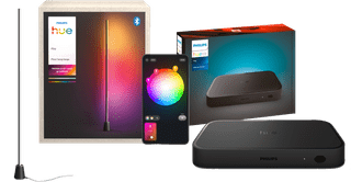 Philips Hue Play Stehleuchte White & Color + HDMI Sync Box 8K
