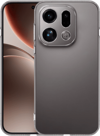 Just in Case Soft Design OPPO Find X9 Back Cover Transparent