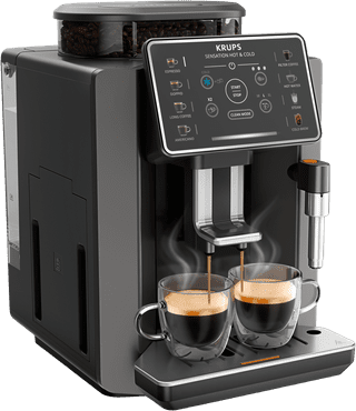 Krups Sensation Hot & Cold EA913H Black
