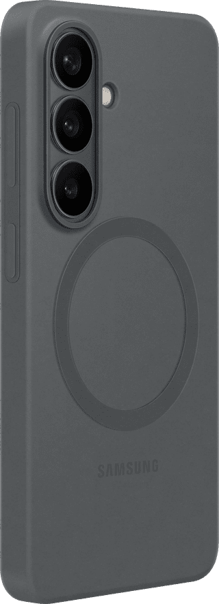 Samsung Galaxy S26 Backcover aus Silikon mit Magnet Schwarz