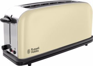 Russell Hobbs Colors Plus+ Classic Cream Long Slot Toaster