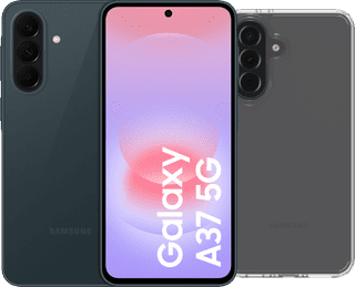 Samsung Galaxy A37 128GB Dunkelgrün 5G + BlueBuilt Backcover Transparent