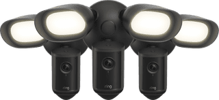 Ring Floodlight Kamera Wired Pro 2. Generation Schwarz 3er-Pack