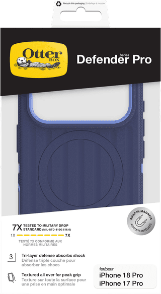 Otterbox Defender iPhone 18 Pro / 17 Pro Full Body Case mit MagSafe Blau