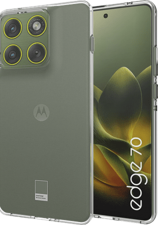 Just in Case Soft Design Motorola Edge 70 Back Cover Transparent