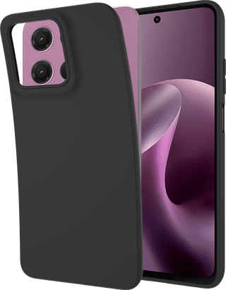 Just in Case Soft Design Motorola Moto G17 / G17 Power Backcover Schwarz