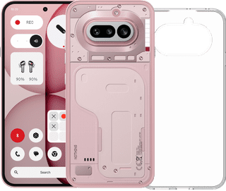 Nothing Phone (4a) 256GB Rosa 5G + BlueBuilt Backcover Transparent