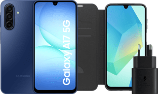 Samsung Galaxy A17 128GB Grau 5G + Zubehörset