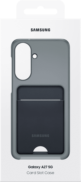 Samsung Galaxy A27 Card Slot Backcover Schwarz