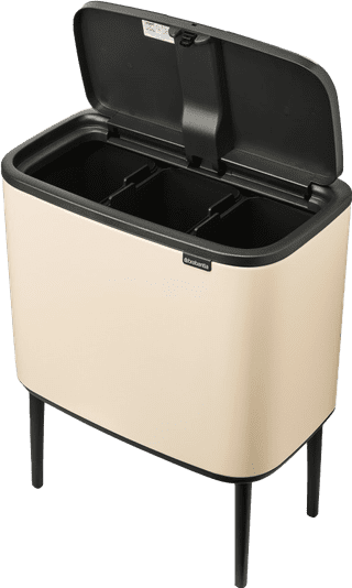 Brabantia Bo Touch Bin Mülleimer 3 x 11 Liter Soft Beige