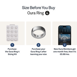 Oura Ring 4 Size 15 Silver