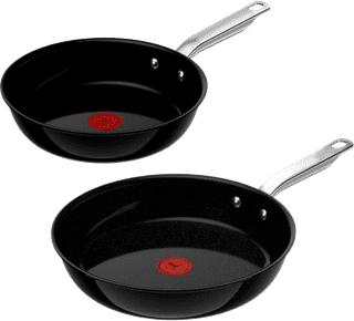 Tefal Experience Ceram Fusion Core Induktion Bratpfannenset 2-teilig