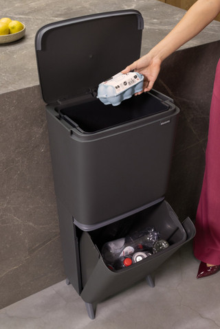 Brabantia SortUp Recycle Hi Mülleimer 20+25L Grau