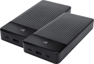 BlueBuilt Power Bank 27.000 mAh mit Schnellladen 100 Watt Doppelpack