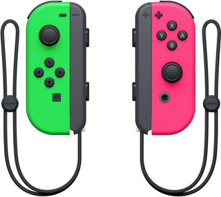Nintendo Switch Joy-Con Set Splatoon Grün / Rosé