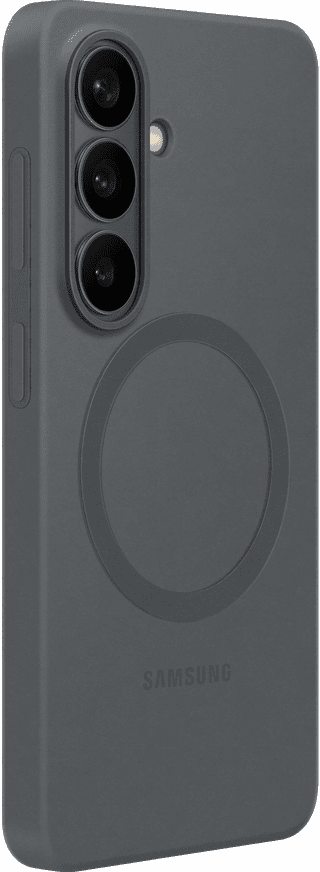 Samsung Galaxy S26 Plus Backcover aus Silikon mit Magnet Schwarz