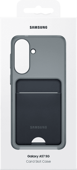 Samsung Galaxy A57 Card Slot Backcover Schwarz