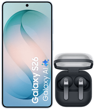 Samsung Galaxy S26 256GB Light Blue 5G + Samsung Galaxy Buds4 Pro Black