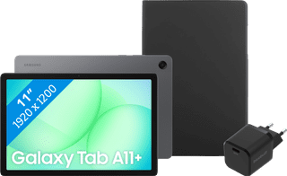 Samsung Galaxy Tab A11 11 Zoll 256GB Wi-Fi + 5G Grau + Basis Zubehörset
