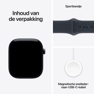 Apple Watch Series 12 Cellular 46mm Ceramic Night Blue Sport Band M/L